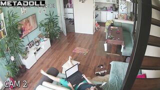 Innocent Romanian brunette woman rubs her pussy while thinking about mesmerize porn