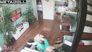 Innocent Romanian brunette woman rubs her pussy while thinking about mesmerize porn