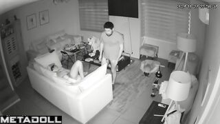 New couple having sex in their bed wildly HD