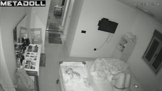 Amazing Turkish newly married couple having sex in their messy room hidden camera