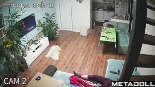Sweet Italian brunette woman masturbates while dreaming of romantic porn