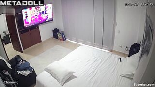 Petite Latina girl rides to orgasm