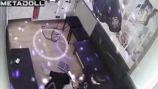 Korean university couple in karaoke