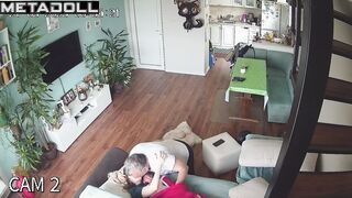Real amateur Scottish couple fuck until they fall asleep voyeur cam