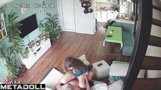 Real amateur Scottish couple fuck until they fall asleep voyeur cam