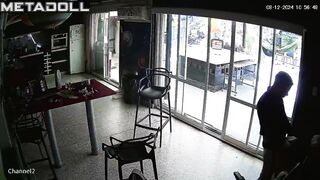 Slut Ukrainian brunette woman forces her husband to cum hidden camera