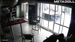 Slut Ukrainian brunette woman forces her husband to cum hidden camera