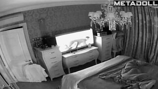 Fat brunette aunt masturbates while her friend busy real hidden cam
