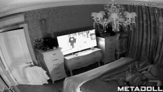 Fat brunette aunt masturbates while her friend busy real hidden cam