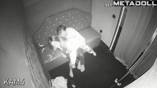 Innocent British brunette mom forces her husband to fuck live