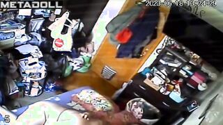Busty Finnish blonde step-mom gets brutally fucked in doggy style spy cam