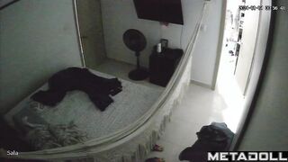 Perverse Ukrainian brunette student girl forces her husband to cum live
