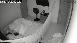 Perverse Ukrainian brunette student girl forces her husband to cum live