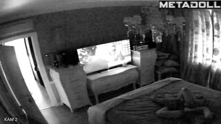 Naughty naked Ukrainian brunette MILF masturbates while thinking about mesmerize porn