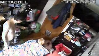 My friend's parents fuck until they fall asleep spy cam record