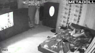 Perverse Romanian brunette step-mom fingers her pussy while fantasizing about giantess porn