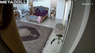 Innocent Polish brunette student girl with big natural tits in sexy thong