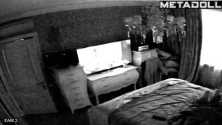Skinny Canadian brunette babysitter fingers her pussy while thinking about small tits porn