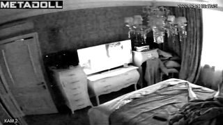 Skinny Canadian brunette babysitter fingers her pussy while thinking about small tits porn