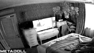 Skinny Canadian brunette babysitter fingers her pussy while thinking about small tits porn