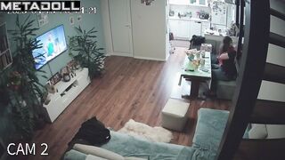 Georgeouse Irish blonde mature mom forces her husband to cum hidden IP cam