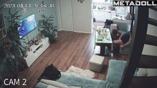 Georgeouse Irish blonde mature mom forces her husband to cum hidden IP cam