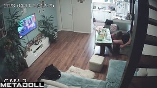 Georgeouse Irish blonde mature mom forces her husband to cum hidden IP cam