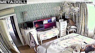 Innocent Australian brunette wife masturbates while dreaming of black porn