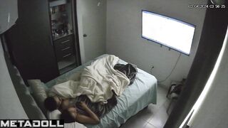 Skinny Australian brunette student girl used to sex hidden IP cam