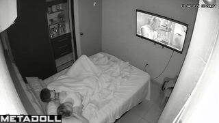 Skinny Australian brunette student girl used to sex hidden IP cam