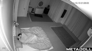 Arab woman breastfeeds her husband