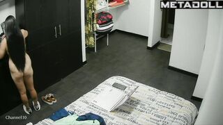 Daily routine of Dutch brunette pornstar after work leaked