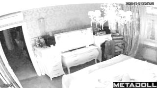 Georgeouse brunette step-mom fingers her pussy hidden cam