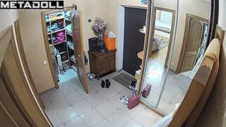 Slut Danish blonde celebrity changes her panties before going to sleep