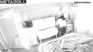 Innocent brunette mother is recorded while masturbating live