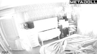Innocent brunette mother is recorded while masturbating live