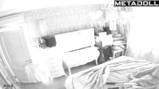 Innocent brunette mother is recorded while masturbating live