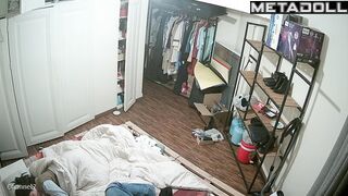 Newly married couple having sex until they fall asleep voyeur cam