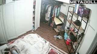 Newly married couple having sex until they fall asleep voyeur cam