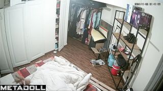 Newly married couple having sex until they fall asleep voyeur cam