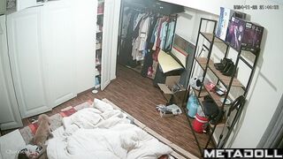 Newly married couple having sex until they fall asleep voyeur cam