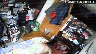 Cheating Israeli blonde woman used to sex hidden IP camera