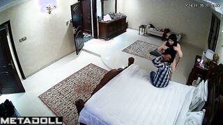 Beautiful dirty couple having sex in the living room voyeur cam