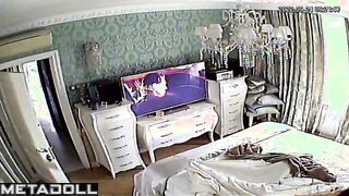 Skinny Danish brunette mother masturbates while dreaming of masturbation porn