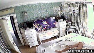 Skinny Danish brunette mother masturbates while dreaming of masturbation porn
