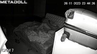 My amazing neighbours having sex on their bed hard hidden cam