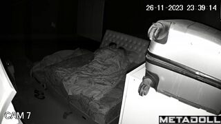 My amazing neighbours having sex on their bed hard hidden cam