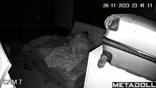 My amazing neighbours having sex on their bed hard hidden cam
