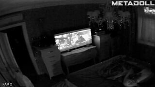 Perverse English brunette mature wife gets fucked hard by her husband hidden IP camera
