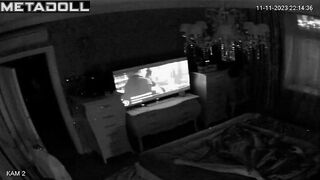 Perverse English brunette mature wife gets fucked hard by her husband hidden IP camera